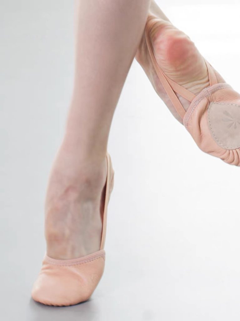 Leather Half Sole Dance Shoes Star Dance